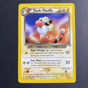 Tarjeta Pokémon Dark Flaaffy 34/105 poco común Neo Destiny ilimitada WOTC de colección MP - Imagen 1 de 4