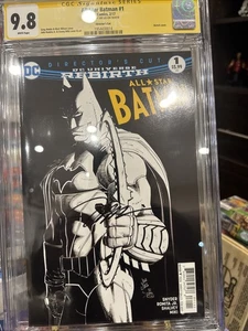DC Rebirth All Star Batman #1 Sketch Cover CGC 9.8 SS Signed: Jim Lee 2016 - Picture 1 of 3