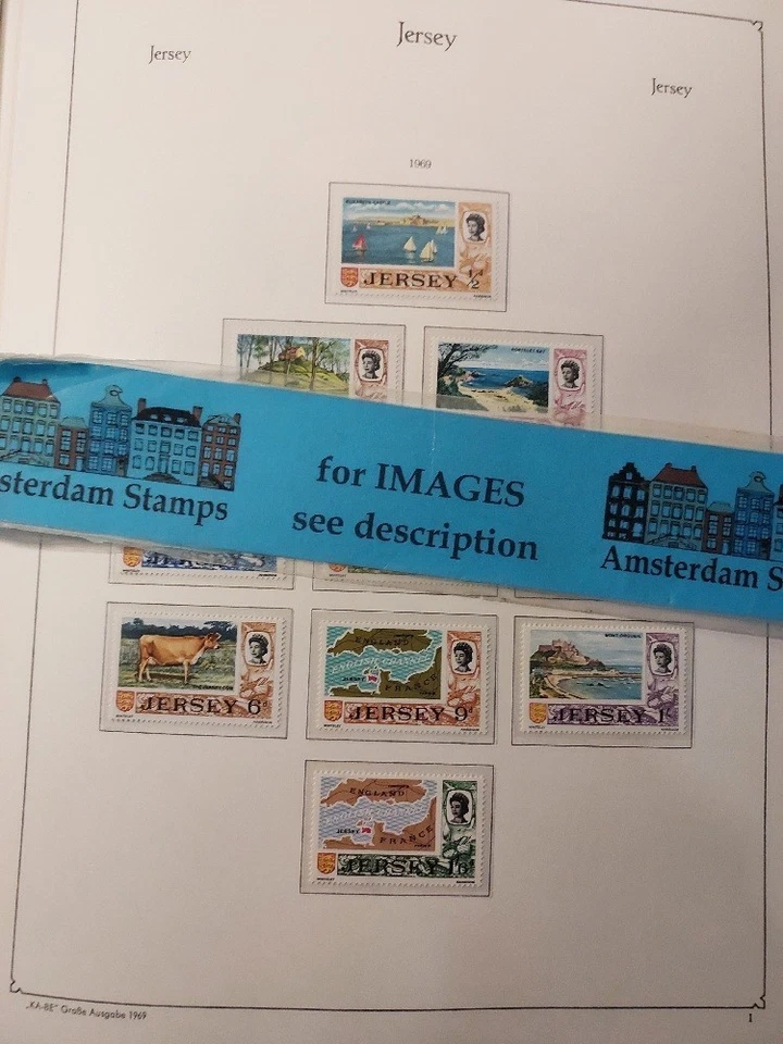 Jersey 1969-2002 vf MNH collection in album + pages good TOPICS TOP! - Image 1 of 1