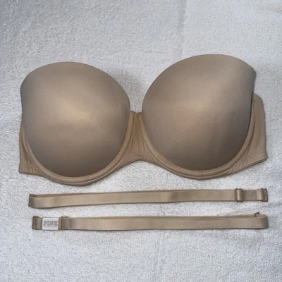 Victoria's Secret PINK Wear Everywhere Multi-Way Push-Up Bra 36D w/Straps NWT - Image 1 of 4