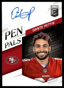 2018 Donruss Elite Pen Pals Red Ink Dante Pettis Auto San Francisco 49ers #PP-DP - Bild 1 von 2
