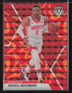 Russell Westbrook 2019-20 Panini Mosaic #134 Reactive Orange Houston Rockets - Bild 1 von 2
