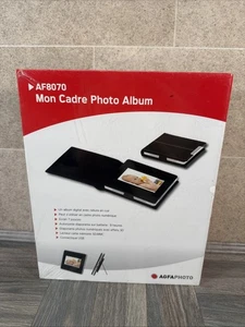 Agfa AF8070 7 Inch Digital Electronic Photo Frame Album Book (Black) Brand New - Picture 1 of 9