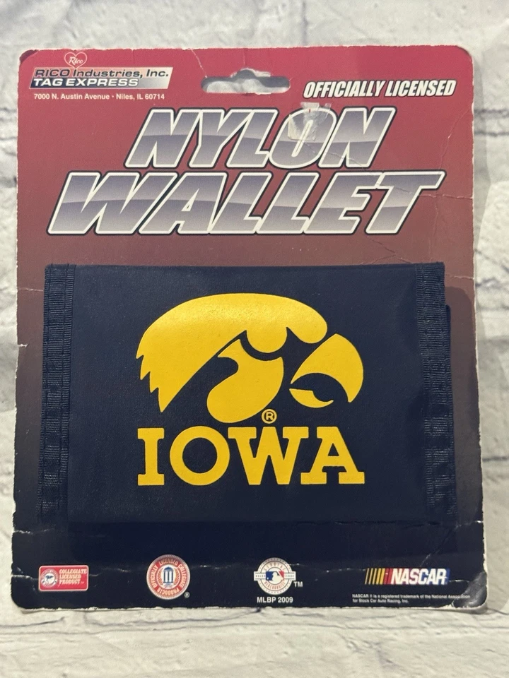 Iowa Hawkeyes Nylon Trifold Wallet - Image 1 of 3
