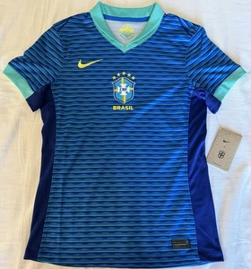 Maglia Calcio Nike Nazionale Brasile 2024/25 Away FJ4333-458 Donna Taglia: XS - Foto 1 di 7