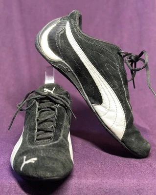 Puma Speed Cat Vintage Suede Black/White Women's Size 9 - Image 1 of 4