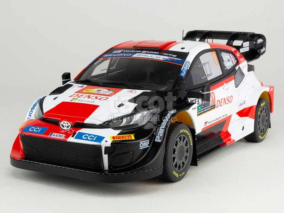 18RMC173A Toyota Yaris Rally1 WRC n17 S Ogier Rally Safari 2023 IXO 1/18
