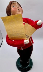 Byers Choice Carolers Traditional Teen Signed & Dated 1999  # 36 of 100 Produced - Picture 1 of 9