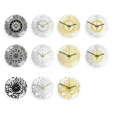 Acrylic Mirror Clocks with Elegant Design Perfect for Living Room Decor - Image 1 of 4