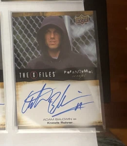 2025 X-FILES PARANORMAL SCRIPT AUTOGRAPH ADAM BALDWIN - Picture 1 of 1