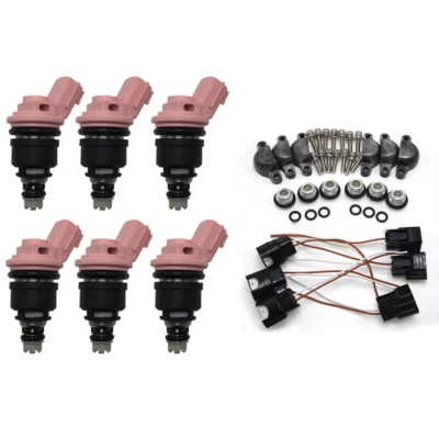 Juego de inyectores de combustible de repuesto para Nissan Máxima 1989-1992 3,0 L V6 #FJ150 Foto 1 de 4