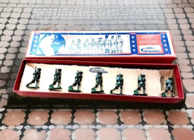 Authenticast Toy Soldiers Set 259 Rare Negro Britain North African Infantry 1942 - Image 1 of 4