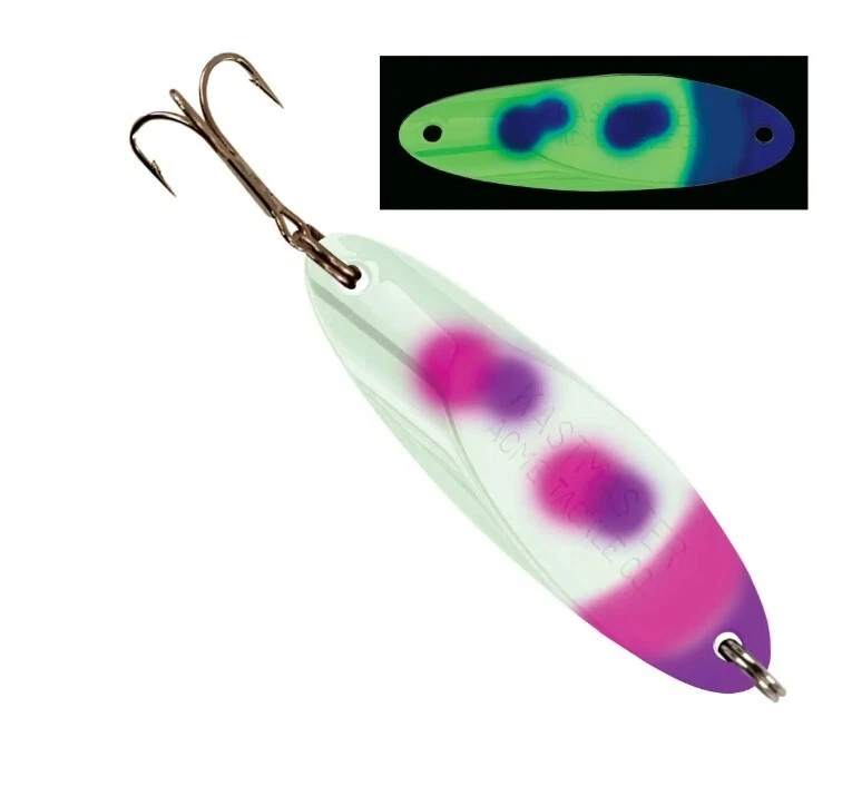 Acme Rattlemaster 1/8 oz - Moon Glow Barbie - Rattle Master Kastmaster