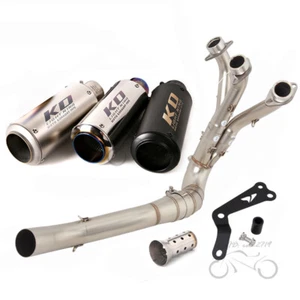 For Yamaha Tracer 9 MT-09 XSR900 2023 2022 Exhaust Tips Header Pipe Whole System - Picture 1 of 12