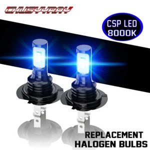 Kit de bombillas LED H7 haz alto/bajo 8000K Super 20000LM 2 luces azul hielo - Imagen 1 de 17