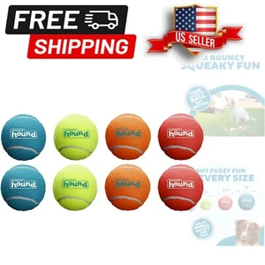 Exciting Multi-Color Fetch Balls for Dogs - 8-Pack XS Squeaker Toys - Picture 1 of 8