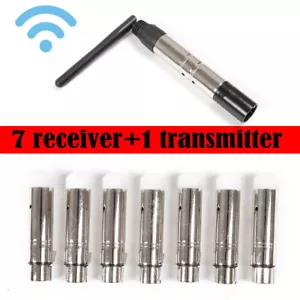 8x DMX512 Funk Receiver Wireless Empfänger Sender Controller für DJ Bühnenlicht - Bild 1 von 21