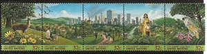 UN Scott #NY 678-82, Strip of 5 1996 Complete Set FVF MNH - Picture 1 of 1