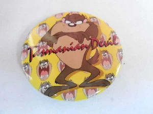 BOTÓN PINBACK VINTAGE #68- 004 - DIBUJOS ANIMADOS - DIABLO DE Tasmania #4 - Imagen 1 de 1