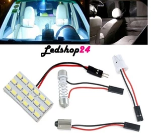 PANNELLO LED 5630 18 SMD 6000K T10 T11 BA9S 12V AUTO TUNING TARGA CORTESIA - Foto 1 di 2