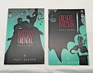 Graphic novel Batman Grendel di Matt Wagner 1 e 2 prima stampa fumetti - Foto 1 di 7