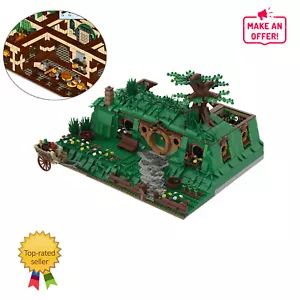 Bag End Iconic Tavern Cave Model with Interior Building Brick Toys MOC Block Set - Picture 1 of 7
