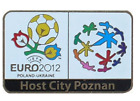 Przypinka (odznaka) EURO 2012 Host City Poznań'