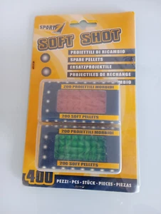 Soft shot sport blister 400 proiettili morbidi - Picture 1 of 1