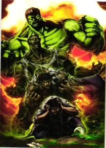 The Incredible Hulk Custom Neuheit Karte - Bild 1 von 4