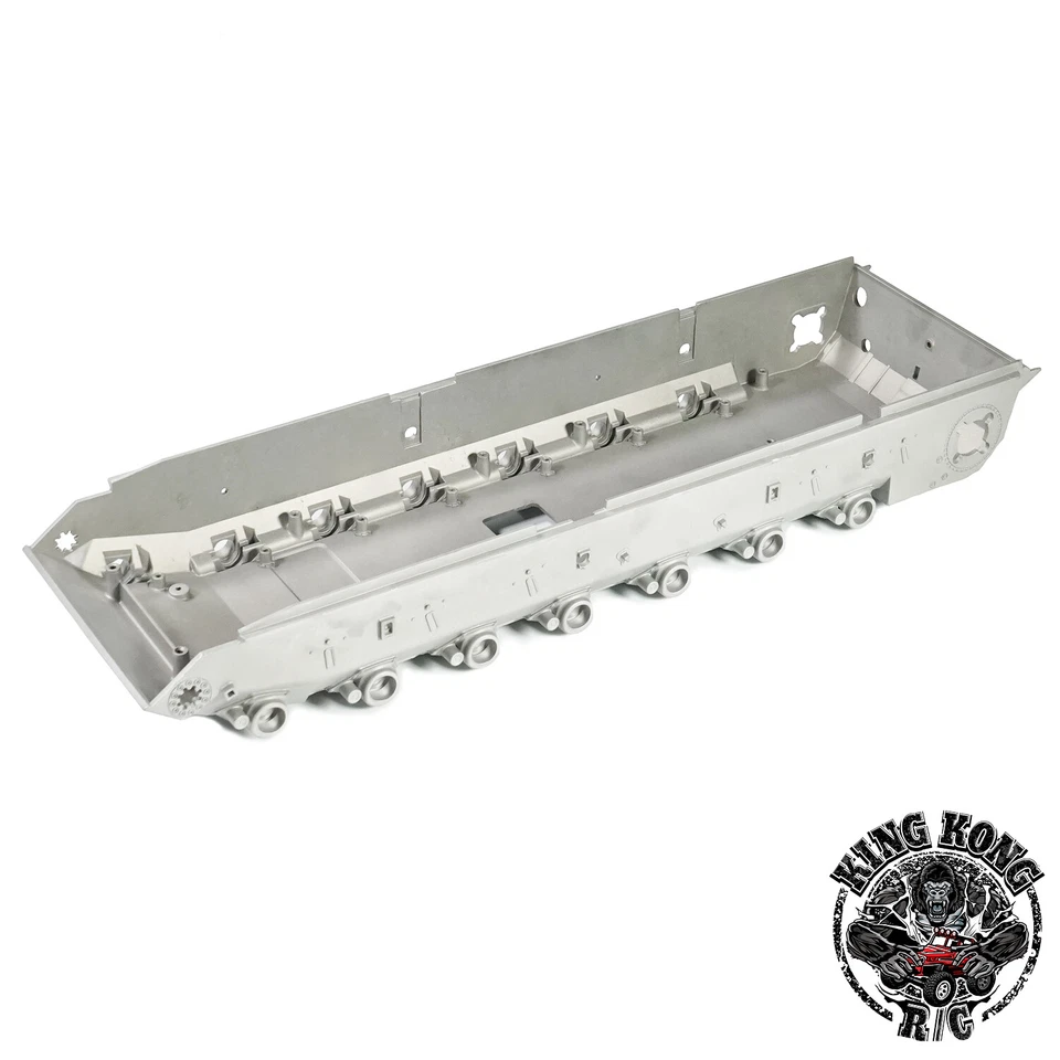 Metal Leopard Tank Lower Hull/Chassis for Tamiya 56020 1/16 Leopard 2 A6 RC Tank - Image 1 of 4