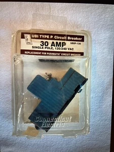 Connecticut Electric UBIP-130 30 Amp Single Pole Type UBI P Circuit Breaker - Picture 1 of 5
