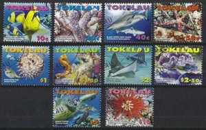 NEW ZEALAND TOKELAU 2007 MARINE LIFE SET OF 10 FINE USED - Picture 1 of 1