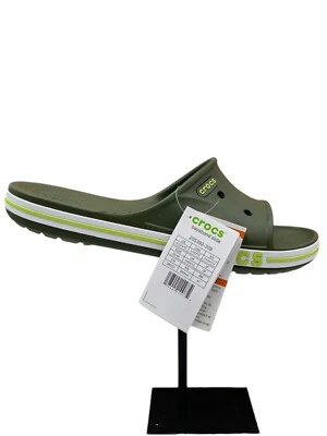 Мужские сандалии-шлепанцы Crocs Bayaband размер 10-11 армейские зеленые удобные для воды - Изображение 1 из 4