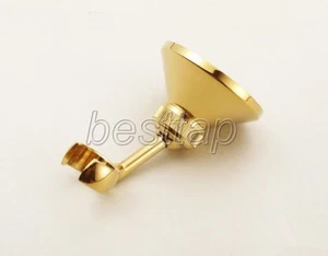 Gold Color Brass Wall Mounted Bathroom Hand Held Shower Bracket Holder ssh063 - Picture 1 of 5