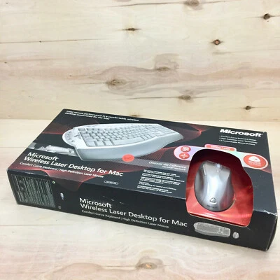 Microsoft Wireless Laser Desktop Ergonomic Curve Keyboard & Mouse 6000, Mac - Image 1 of 4