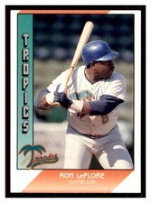 1991 Pacific Senior League #63a RON LEFLORE VAR Batting Florida Tropics