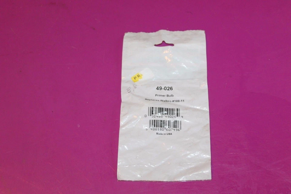 Oregon Primer Bulb. Part 49-026. Acquired from a closed dealership. See pic.  - Image 1 of 1