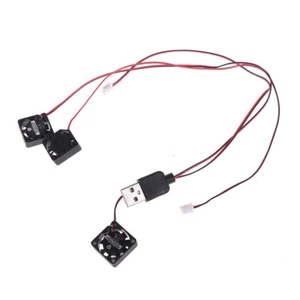 Ventilateur de refroidissement ultra-mince 5v12v 2CM 20MM 10000RPM 2 fils - Photo 1/15