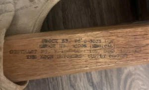 RARE Antique WWII Koch Butchers Supply Co Folding Medical Cot Stretcher 1942 - Picture 1 of 20