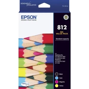 Epson 812 DURABrite Ultra Ink Value Pack BRAND NEW GENUINE - Picture 1 of 1