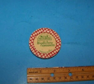 Vintage Refrigerator Magnet Milk Cap Wright's Dairy Endsburg Falls, Vermont - Picture 1 of 2