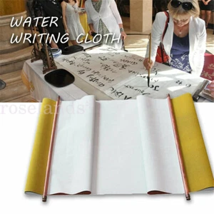 2x Chinese Magic Cloth Water Paper Calligraphy Fabric 1.4m Reusable Practice - Picture 1 of 17