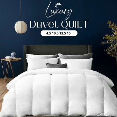 Hotel Quality Winter Warm DUVET QUILT 10.5 13.5 15 Togs Single Double King Size