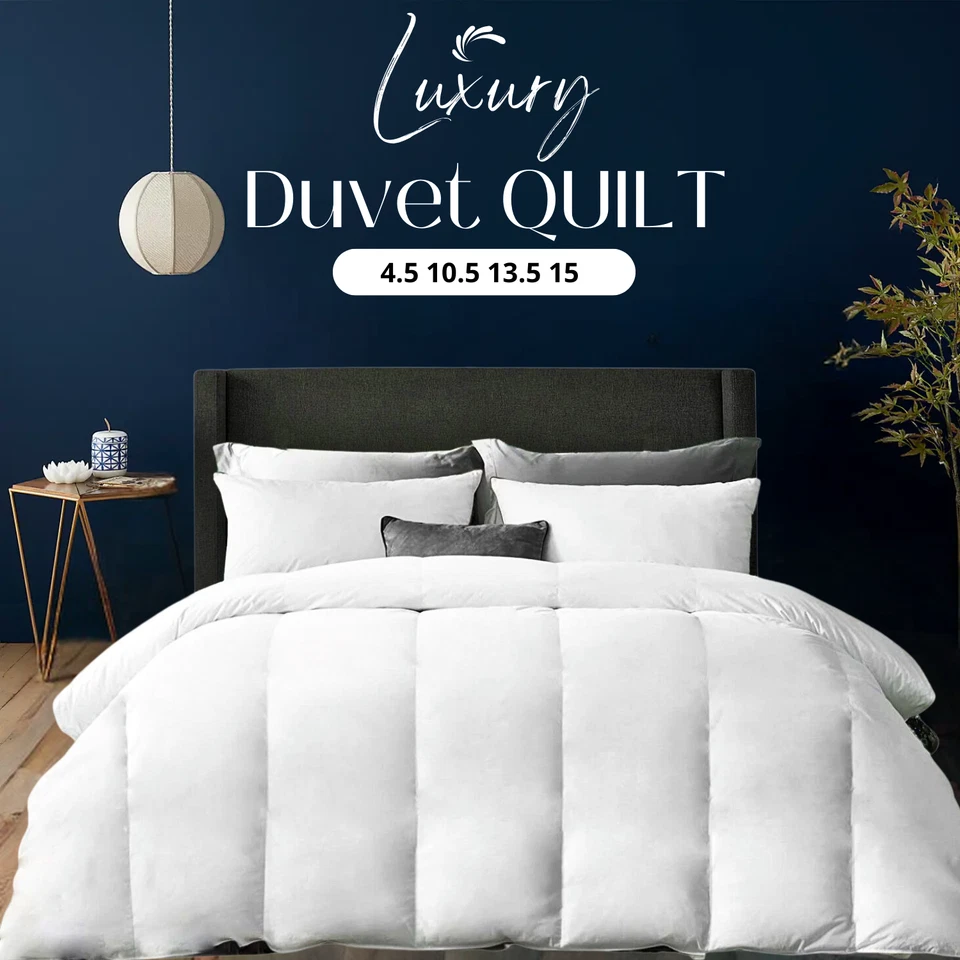 Hotel Quality Winter Warm DUVET QUILT 10.5 13.5 15 Togs Single Double King Size