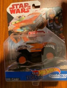 2017 Mattel Hot Wheels Star Wars All Terrain Character Cars Luke Skywalker NIP - Picture 1 of 2