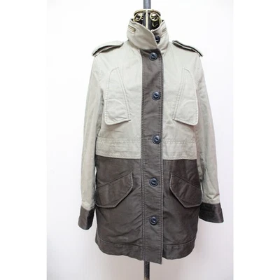Rag & Bone Kinsley Green Utility Military Two Toned Cocoon Coat Size 2 - Image 1 of 4