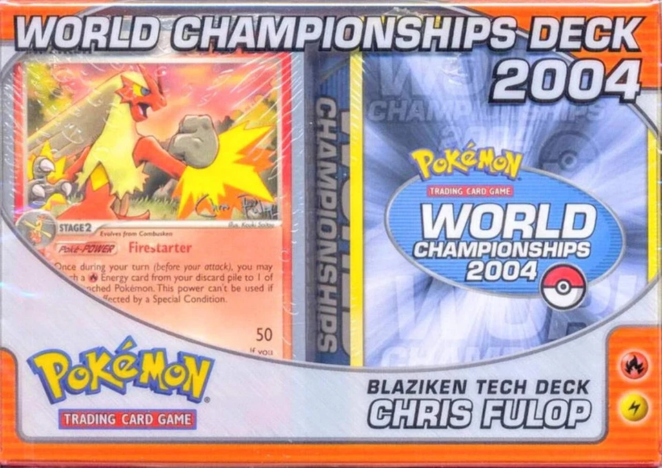 Pokemon 2004 World Championships (Chris Fulop) Blaziken Tech Deck - Choose Your - Image 1 of 1