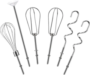 Handmixer Rührbesen Aufsätze für Kitchenaid Schneebesen, Quirl, Knethaken, Blendin - Bild 1 von 7