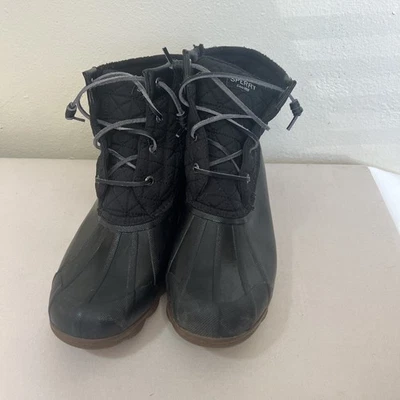 Sperry Women’s Saltwater Duck Ankle Boot Rubber Waterproof Size 10 Blue - Image 1 of 4