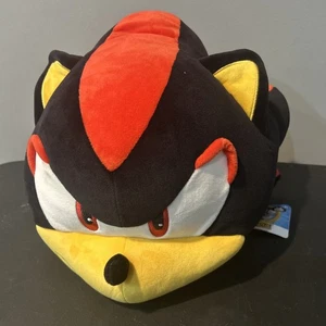 Club Mocchi Mocchi - Sonic the Hedgehog SHADOW Mega 15" Plush Head NWT - Picture 1 of 7